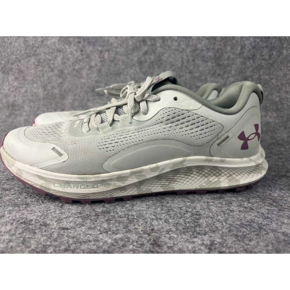 Under Armour Charged Bandit TR 2 Women Size 8 Grayโ Purple Trail Running Shoes